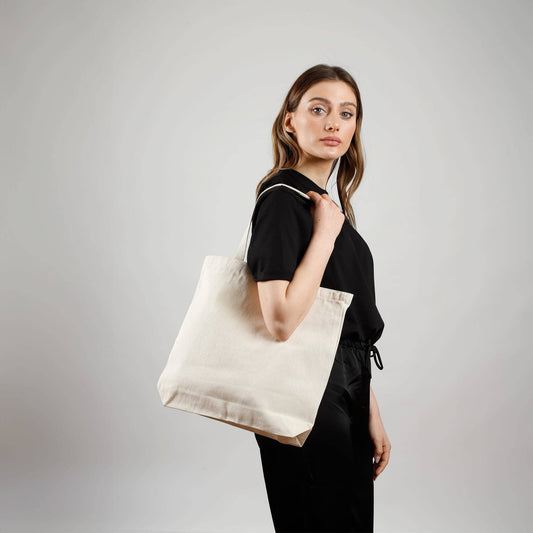 TBF Denim Twill Tote - TF270: Washed Denim
