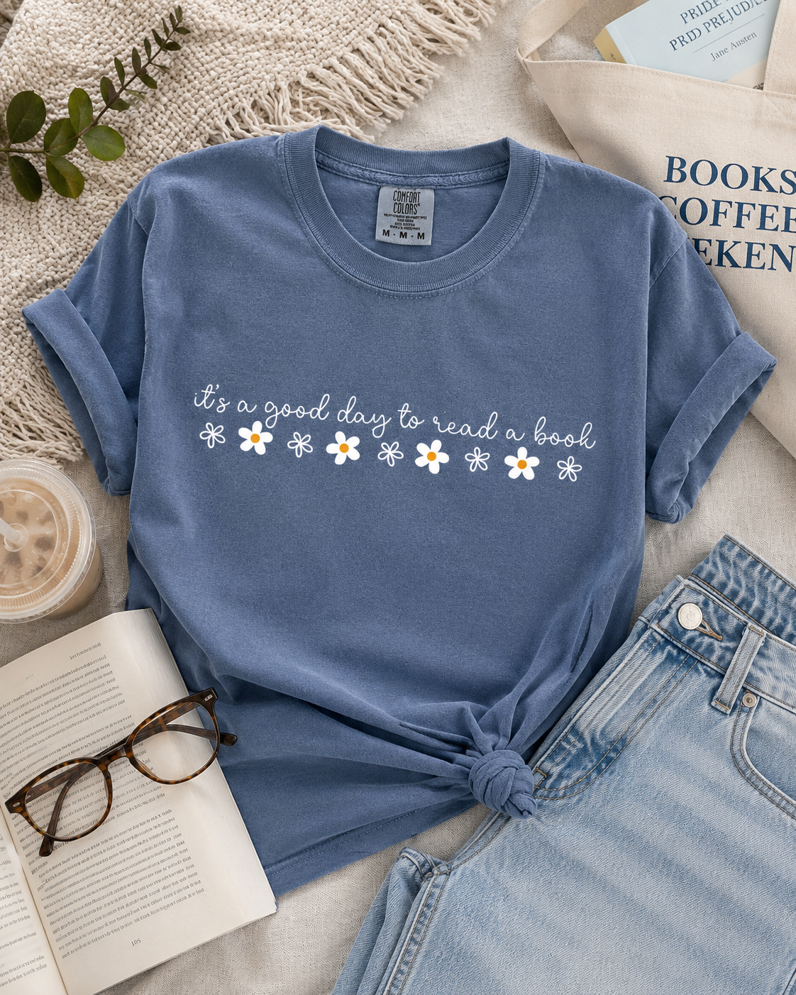 It’s a Good Day to Read a Book Shirt | Comfort Colors Bookish Tee