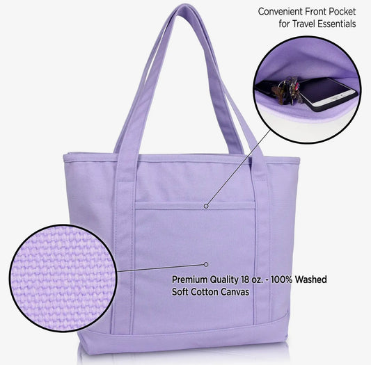 Meet the Locals Embroidered Tote Bag
