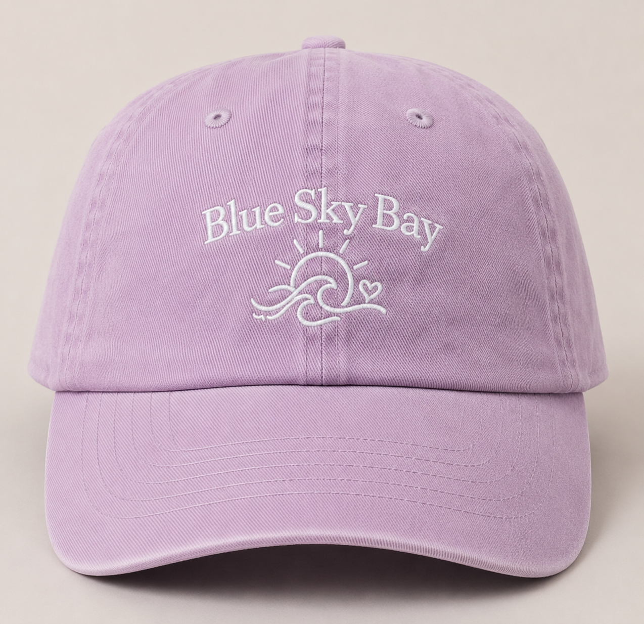 Blue Sky Bay Embroidered Dad Hat | Officially Licensed Laura Pavlov Merchandise
