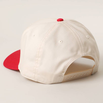BAD DAY TO BE A HOT DOG Embroidered Trucker Hat : RED/NATL / One Size