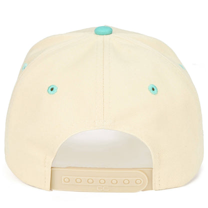 C.C ASK ME ABOUT MY DOG Letter on Two Tone Trucker Hat: Brown