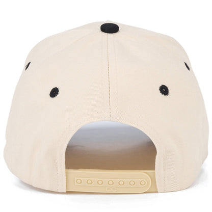 C.C SORRY ABOUT MY KIDS Letter Two Tone Trucker Hat: Black