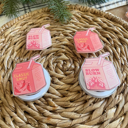 Milk Carton Kindle Grip | Classic Smut or Slow Burn: Sticker / Classic Smut