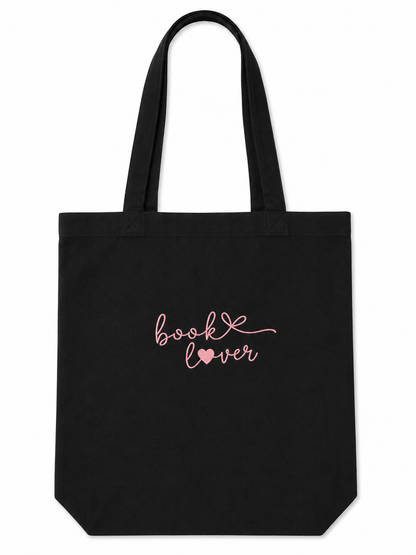 Book lover tote | Embroidered
