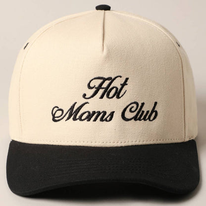Hot Moms Club Trucker Baseball Cap: BLACK / ONESIZE