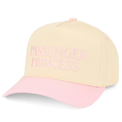 C.C PASSENGER PRINCESS Letter on Two Tone Trucker Hat: Leopard