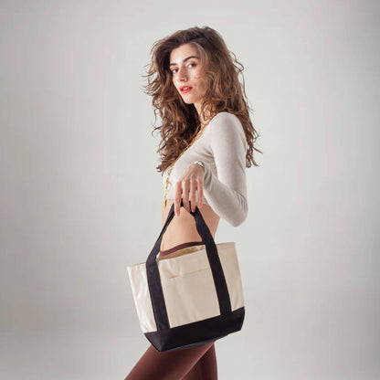 TBF Mini Iconic Shopping Bag - TG237: Natural Black