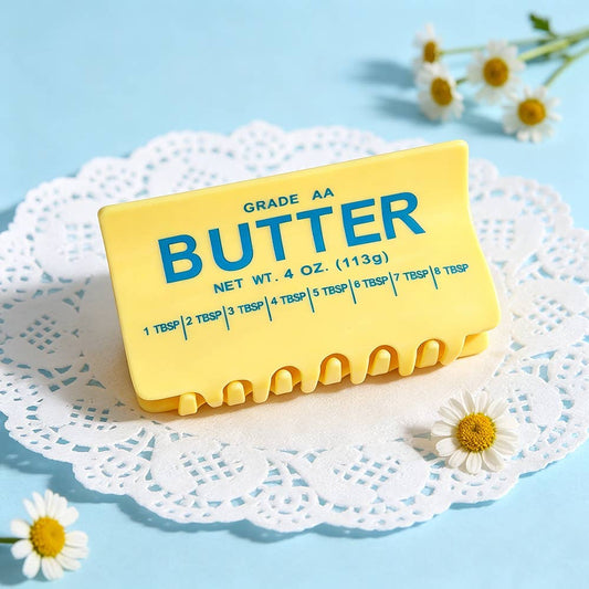 Fun Grade AA Butter Block Shaped Hair Claw Food Inspired: Yellow