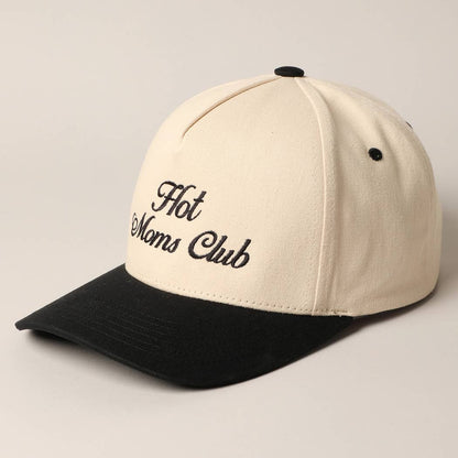 Hot Moms Club Trucker Baseball Cap: BLACK / ONESIZE