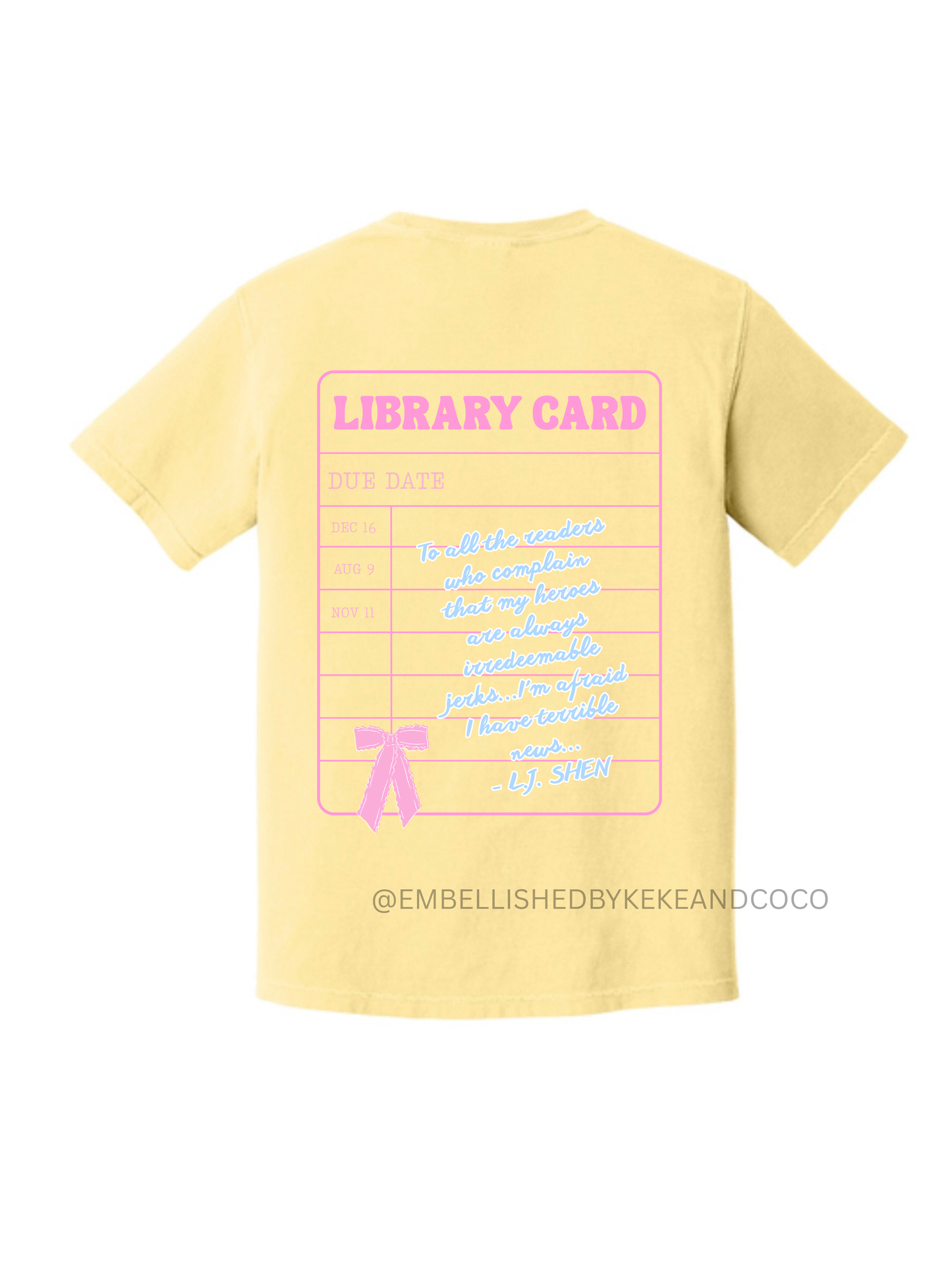 Sassy Sparrows Book Club Shirt - Licensed LJ Shen