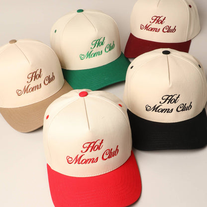 Hot Moms Club Trucker Baseball Cap: BLACK / ONESIZE