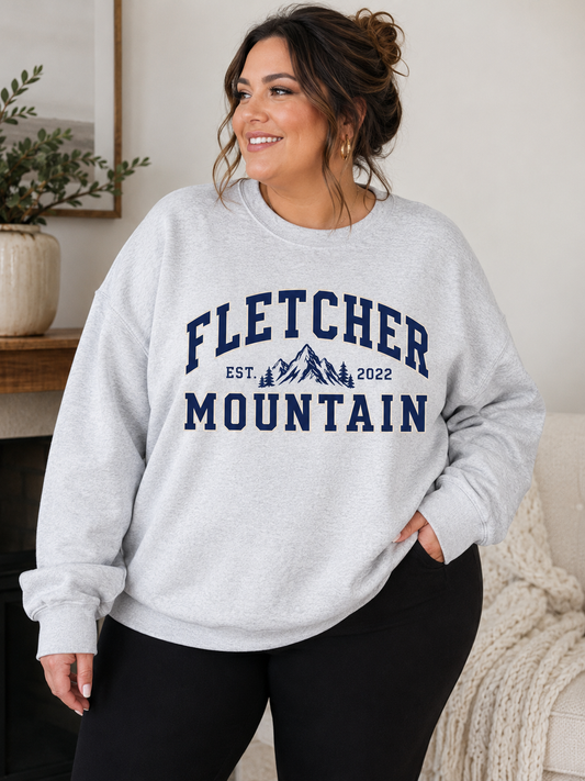 Fletcher Mountain Crewneck - Navy