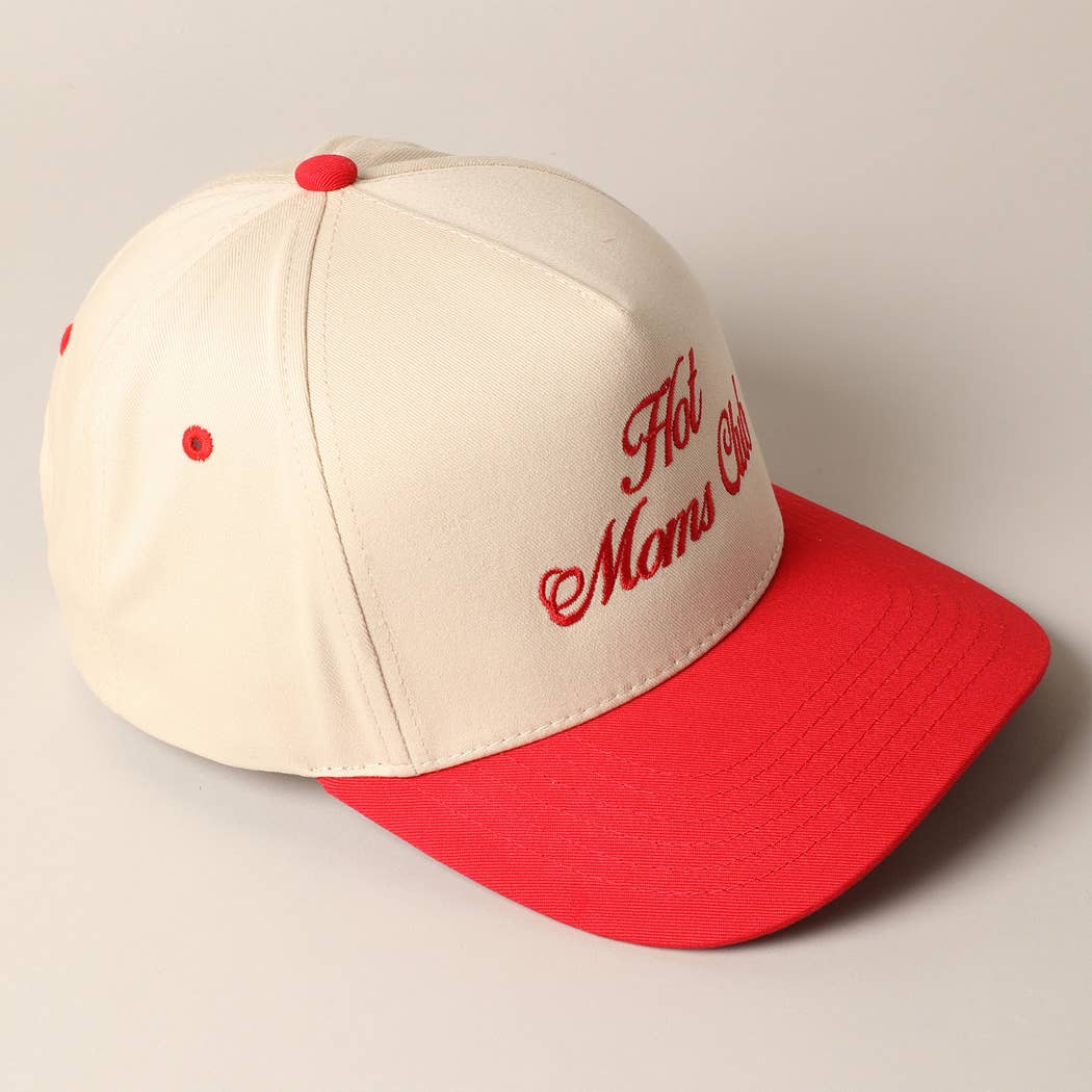 Hot Moms Club Trucker Baseball Cap: BLACK / ONESIZE
