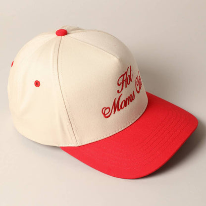 Hot Moms Club Trucker Baseball Cap: BLACK / ONESIZE