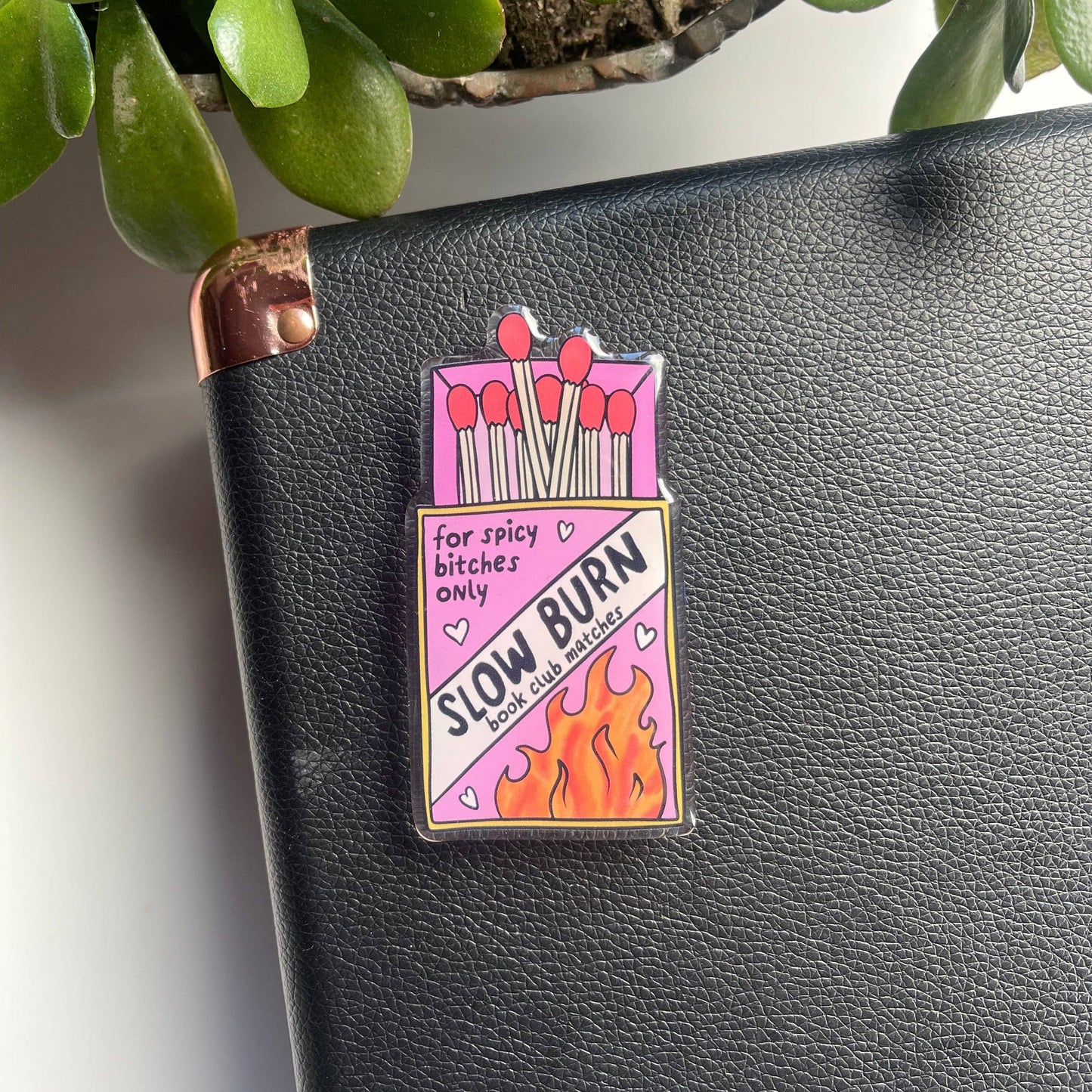 Slow Burn Matches  E-Reader Grip | Magnetic Compatible: Sticker
