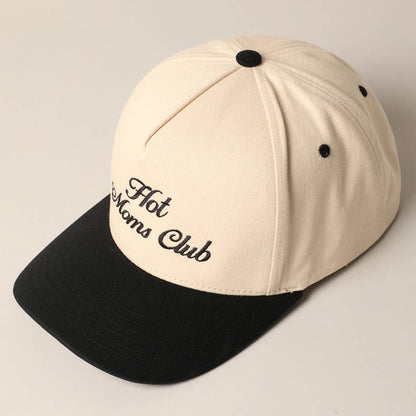 Hot Moms Club Trucker Baseball Cap: BLACK / ONESIZE