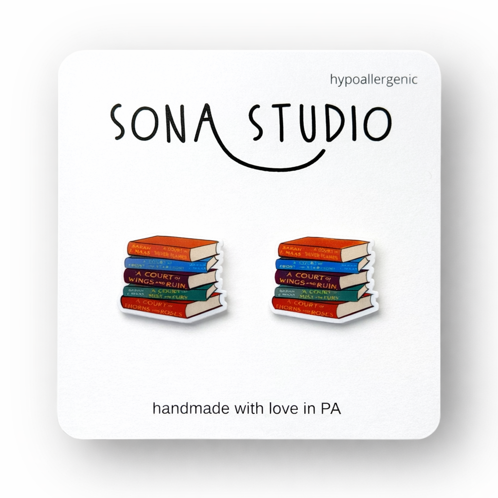 A Court of Books Earrings