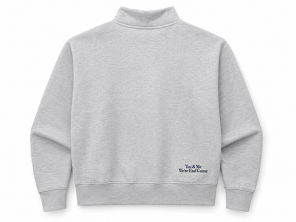 Blue Sky Bay Embroidered Quarter-Zip Pullover | Officially Licensed Laura Pavlov Merchandise
