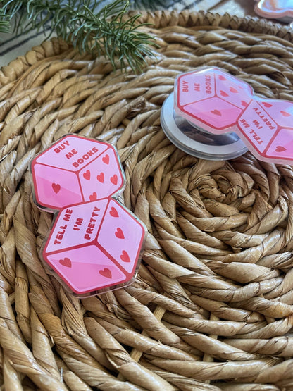 Buy Me Books Dice E-Reader Grip | Magnetic Compatible: Sticker