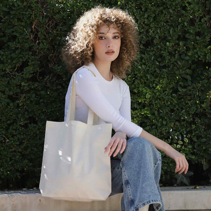 TBF Organic Versatile Cotton Tote - OR110: Natural