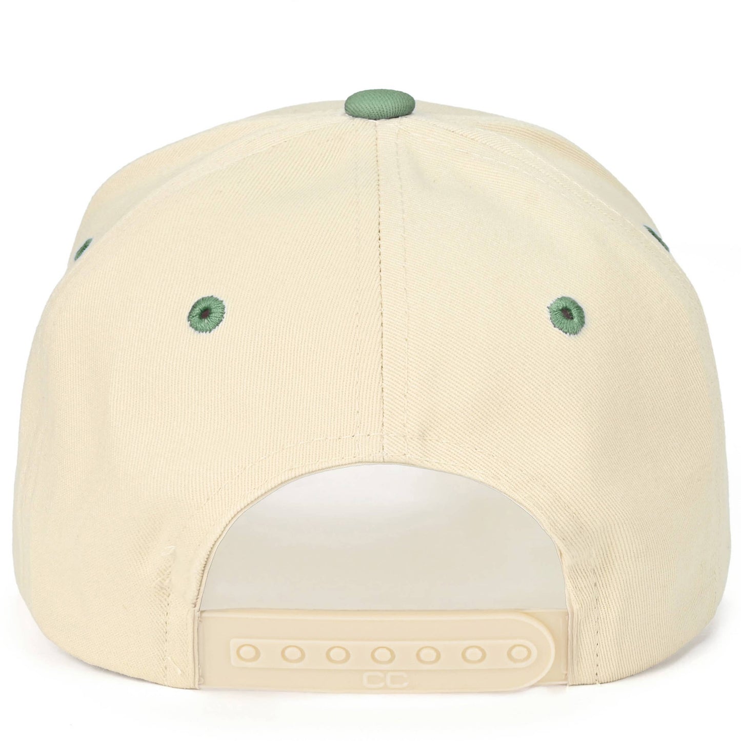 C.C SORRY ABOUT MY KIDS Letter Two Tone Trucker Hat: Black
