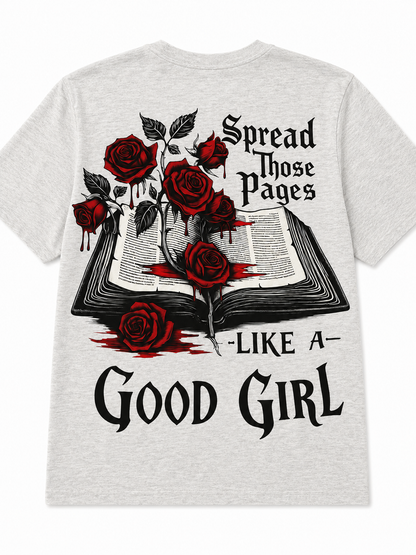 Spread those pages like a good girl