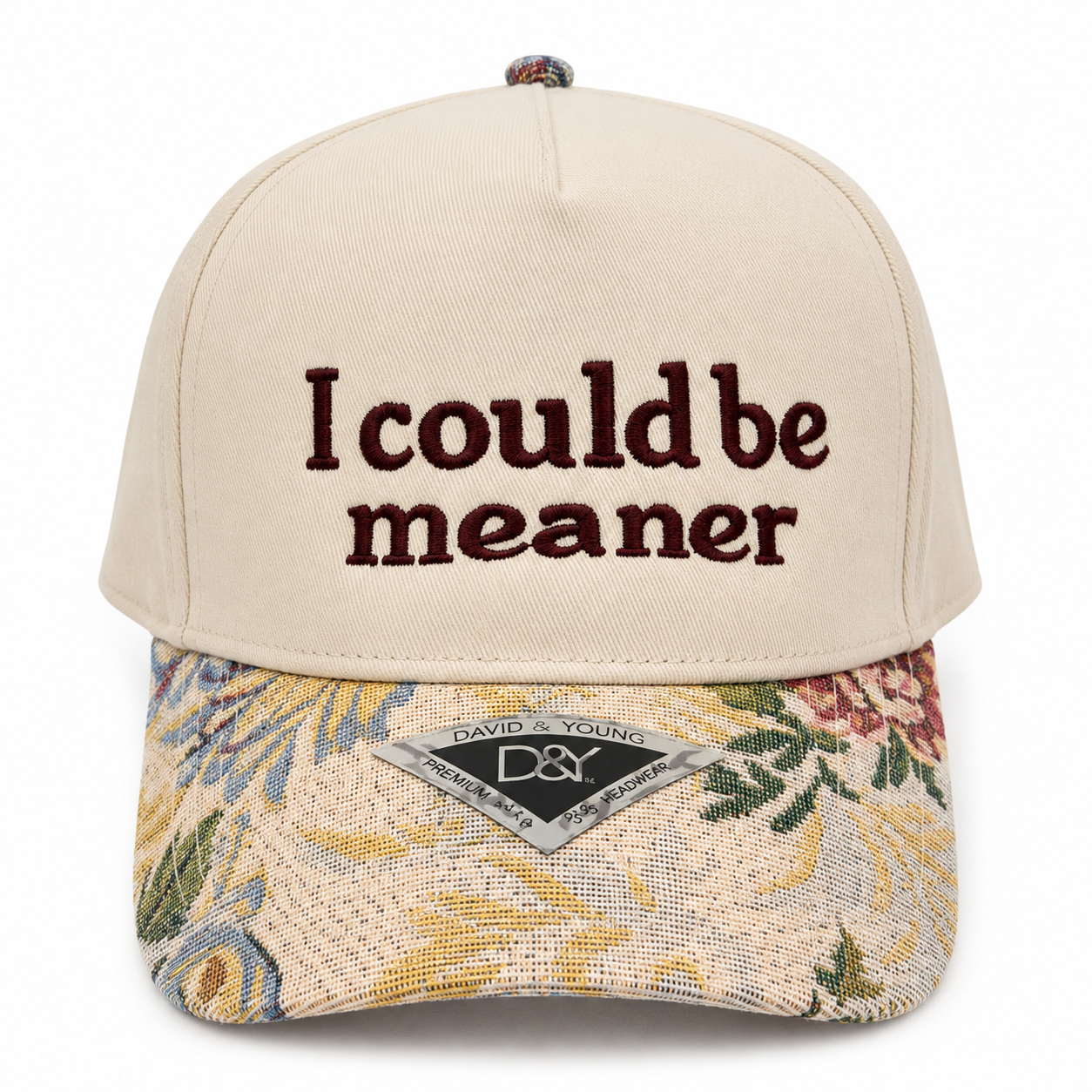 I could be meaner trucker hat