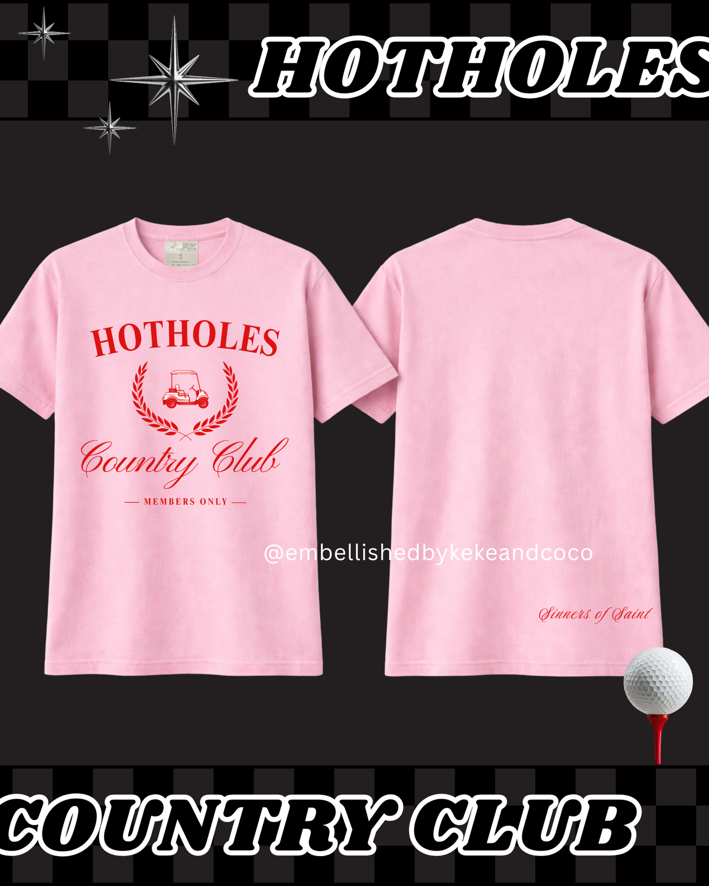Hotholes Country Club Tee – Licensed LJ Shen