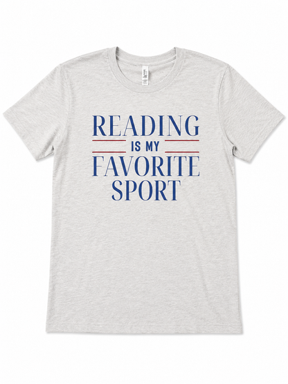 Reading Is My Favorite Sport Shirt | Funny Book Lover Tee