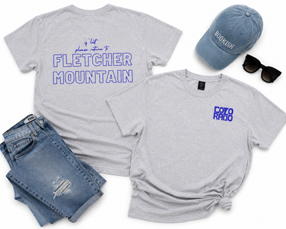 If Lost, Please Return to Fletcher Mountain Tee | The Amy Daws Collection
