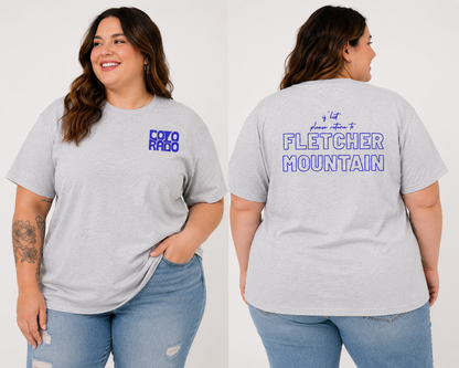 If Lost, Please Return to Fletcher Mountain Tee | The Amy Daws Collection