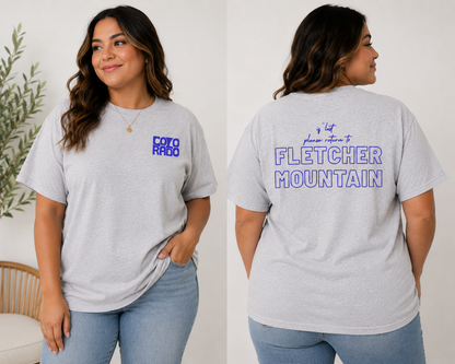 If Lost, Please Return to Fletcher Mountain Tee | The Amy Daws Collection