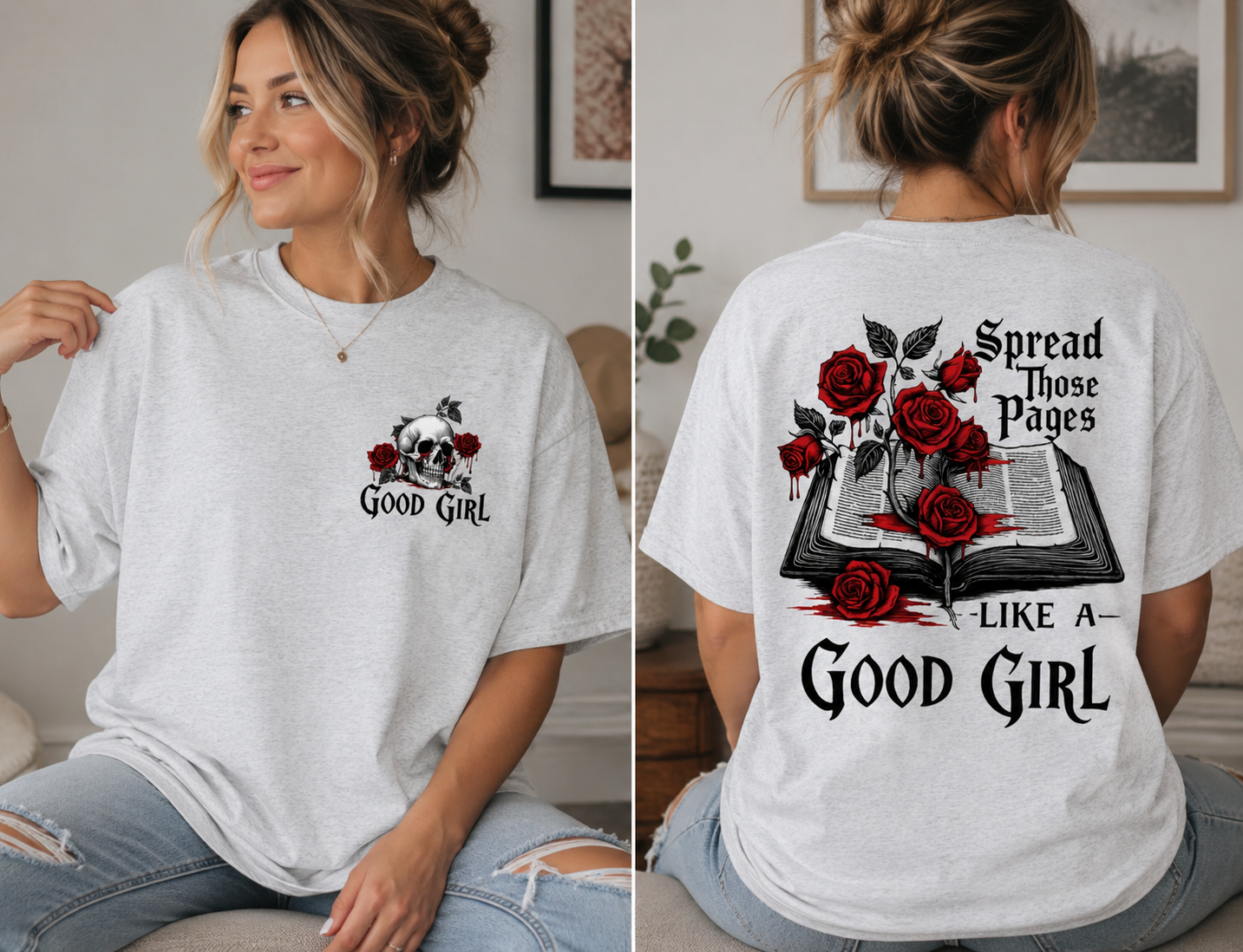 Spread those pages like a good girl