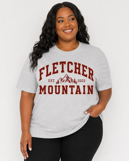Fletcher Mountain Souvenir T-Shirt | The Amy Daws Collection