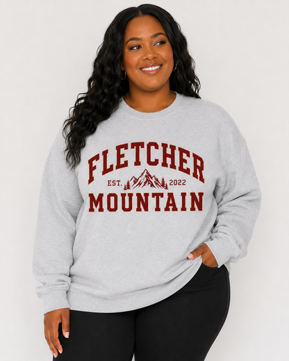 Fletcher Mountain Souvenir Crewneck | The Amy Daws Collection