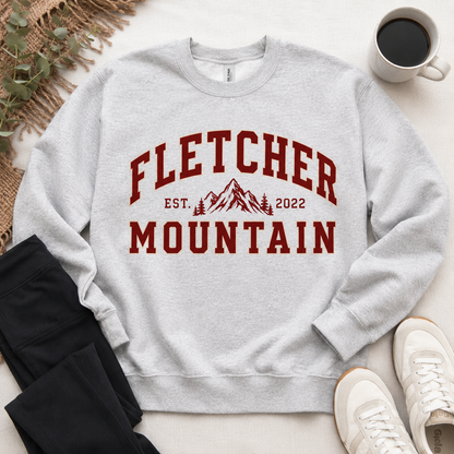 Fletcher Mountain Souvenir Crewneck | The Amy Daws Collection