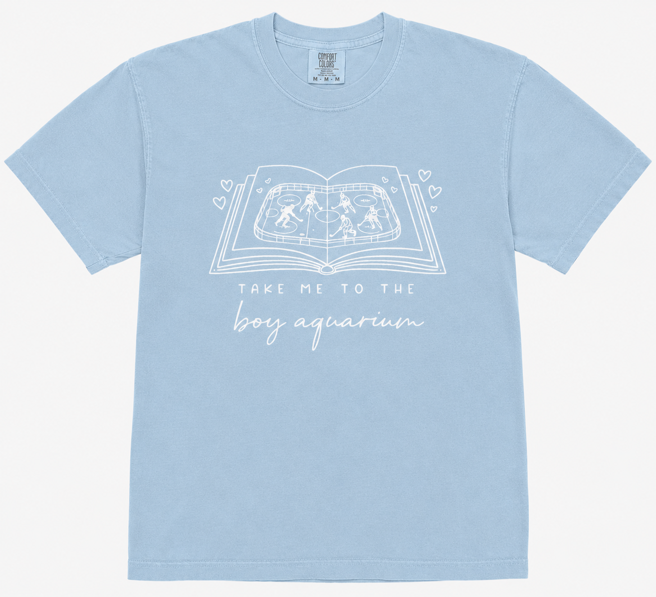 Take Me to the Boy Aquarium Shirt | Hockey Romance Shirt | Bookish Hockey Tee | Romance Reader Gift | Hockey Book Lover Shirt | BookTok Apparel