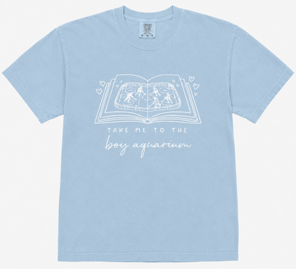 Take Me to the Boy Aquarium Shirt | Hockey Romance Shirt | Bookish Hockey Tee | Romance Reader Gift | Hockey Book Lover Shirt | BookTok Apparel