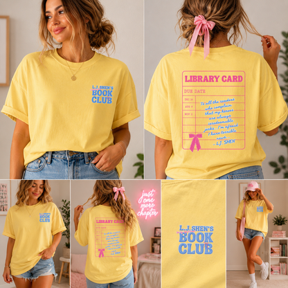 Sassy Sparrows Book Club Shirt - Licensed LJ Shen