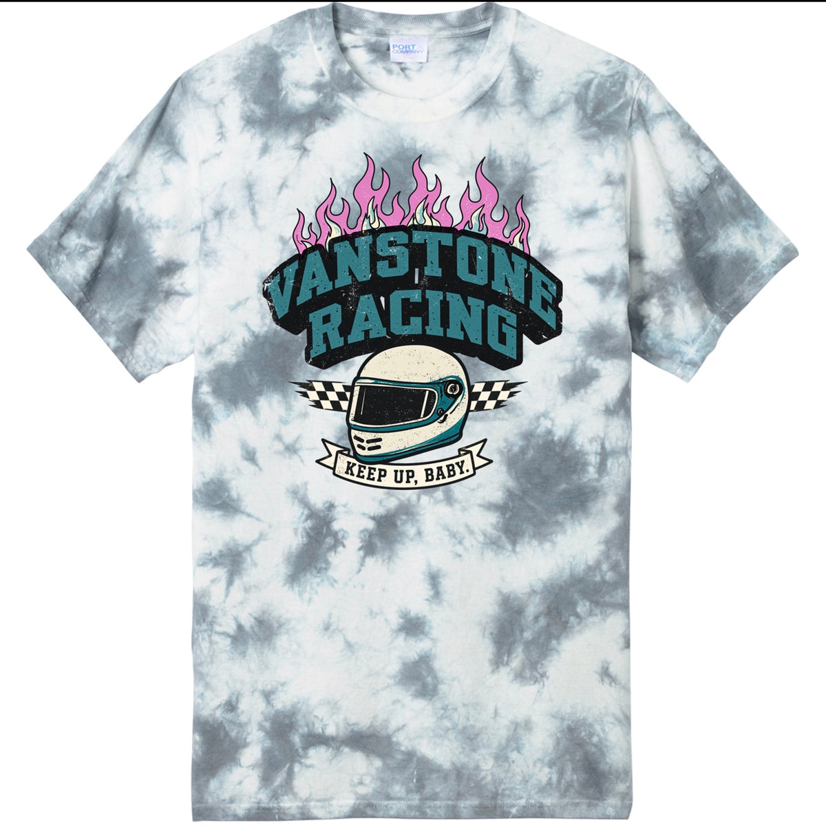 Vanstone Racing Tie Dye Full Throttle Tee