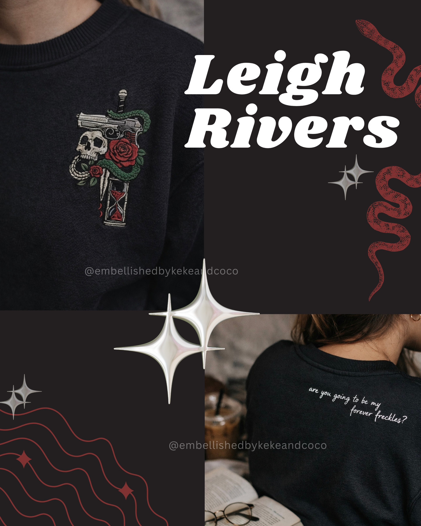 Edge of darkness sweatshirt  - Leigh Rivers Licensed