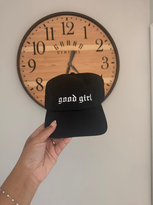 Good Girl Embroidered Dad Hat
