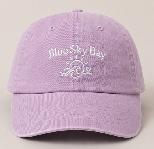 Blue Sky Bay Embroidered Dad Hat | Officially Licensed Laura Pavlov Merchandise