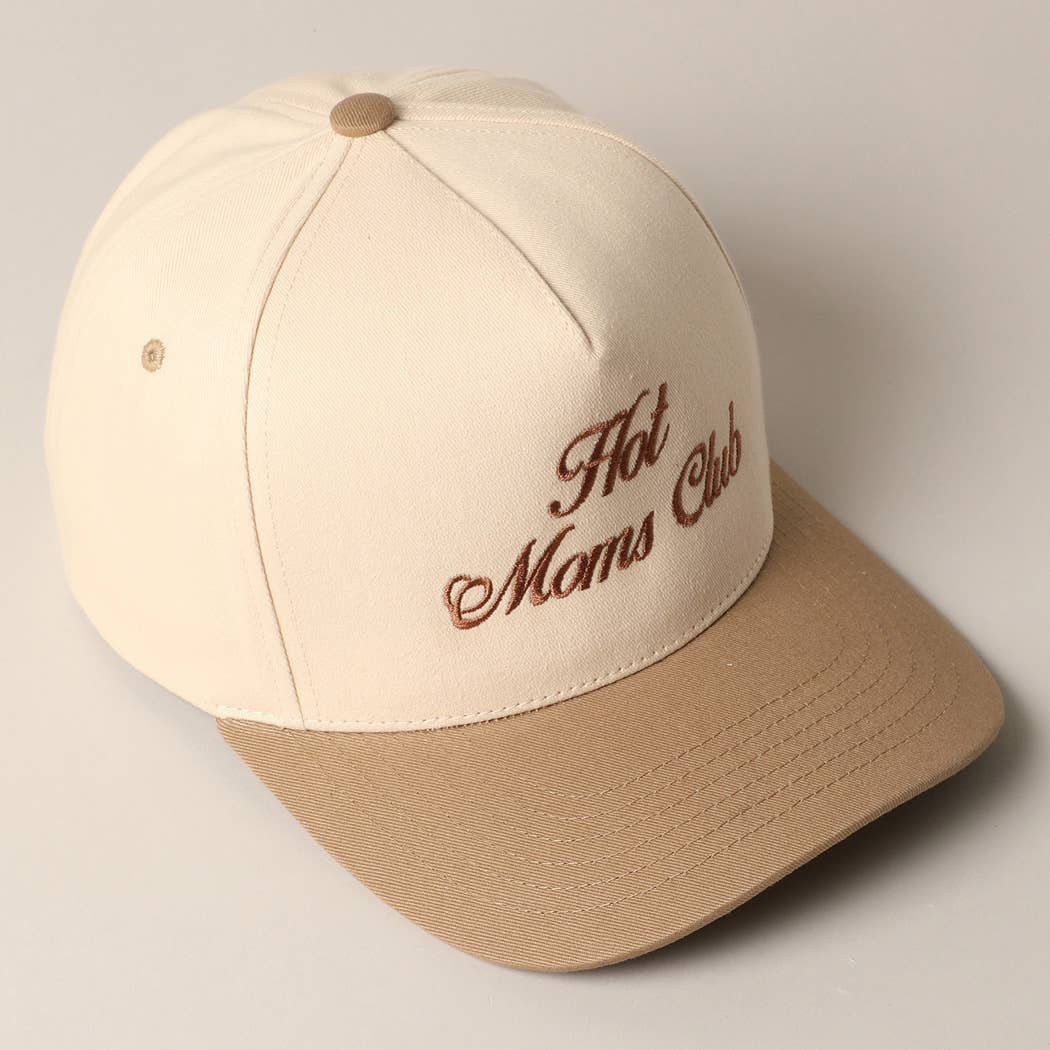 Hot Moms Club Trucker Baseball Cap: BLACK / ONESIZE