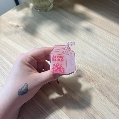 Milk Carton Kindle Grip | Classic Smut or Slow Burn: Sticker / Classic Smut