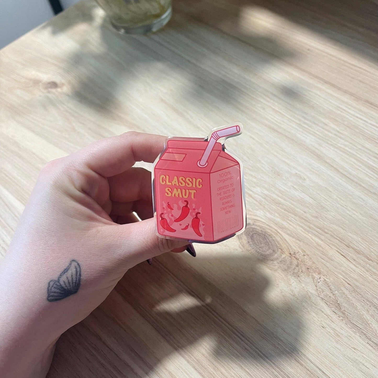 Milk Carton Kindle Grip | Classic Smut or Slow Burn: Sticker / Classic Smut