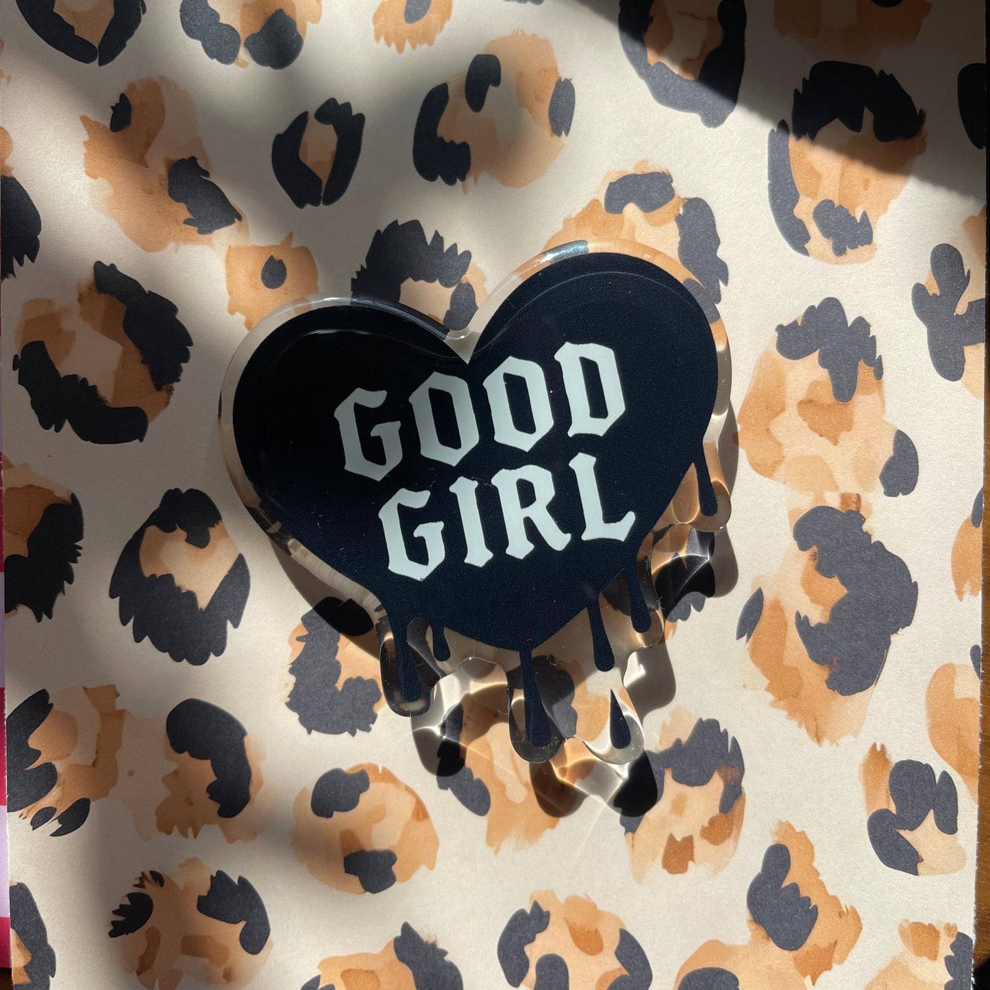 Good Girl Heart Kindle Grip | Magnetic or Sticker: Sticker