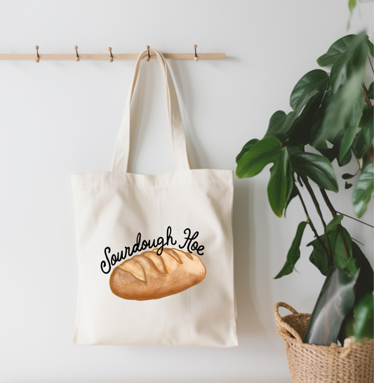 Sourdough Hoe Canvas Tote Bag