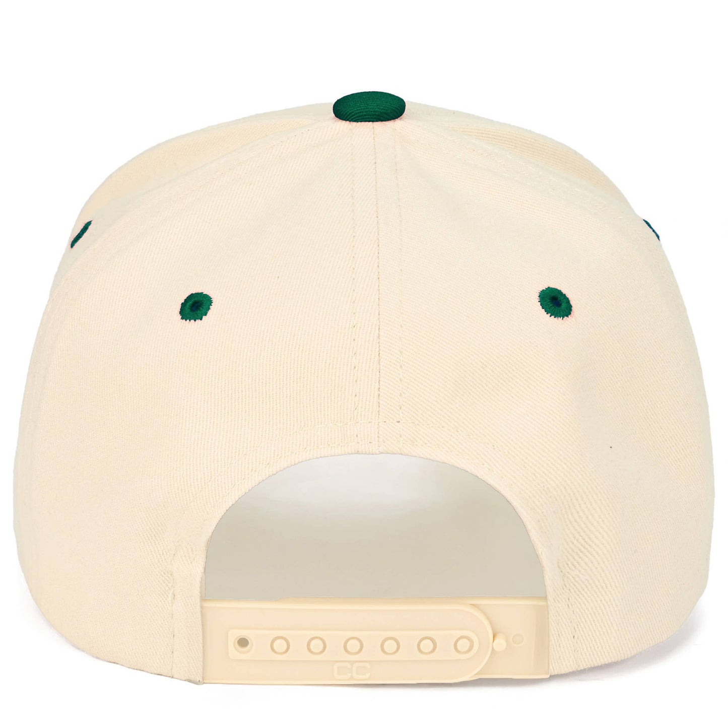 BIRDIES AND DIRTIES Letter on Two Tone Trucker Hat: Dark Green